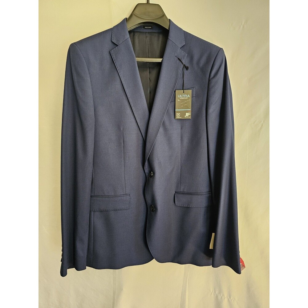JF J.Ferrar Mens Size 42 LNG Bright Blue Slim Fit Ultra Comfort Suit Jacket  NWT